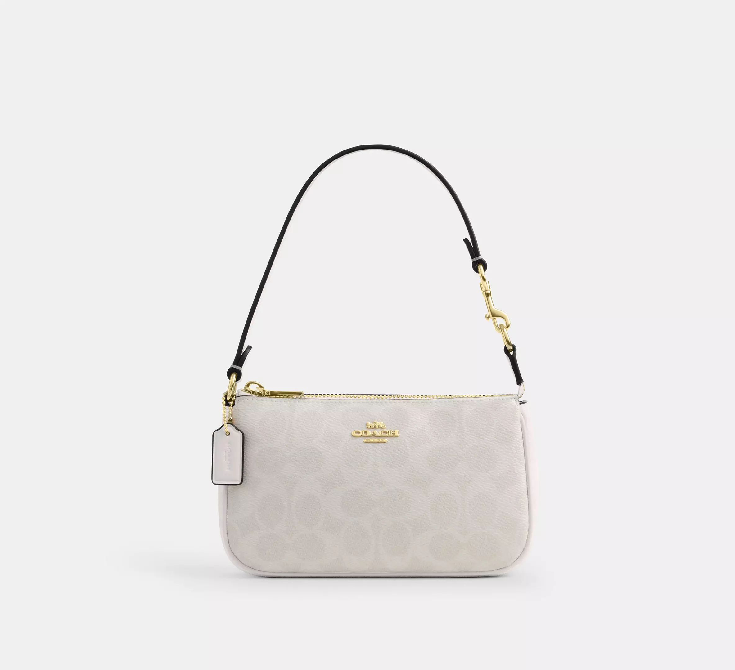 COACH SIGNATURE NOLITA BAG - WHITE